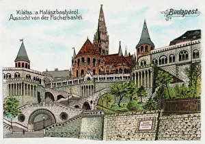 Terrace Prints: Budapest, Hungary - Fishermans Bastion