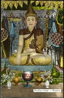 Buddha Image, Rangoon