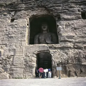 Sight Seeing Prints: Buddha in Yungang Cave, Datong, Shanxi, China
