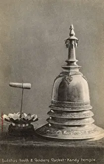 Sacred Prints: Buddhas Tooth and Golden Casket - Kandy, Sri Lanka