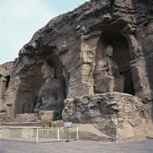 Buddhas at Yungang Caves, Datong, Shanxi, China