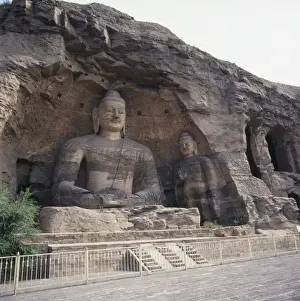 Grotto Prints: Buddhas at Yungang Caves, Datong, Shanxi, China