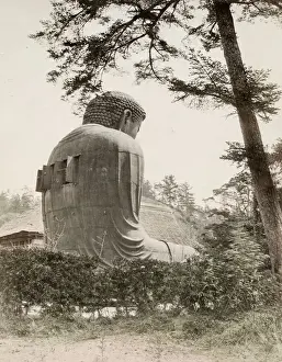 Buddhist bronze sculpture, statue, Kamakura, Japan