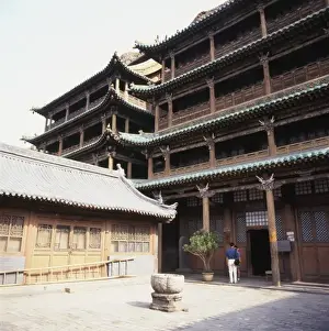 Sight Seeing Prints: Buddhist monastery in Datong, Shanxi, China