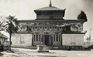 Buddhist Monastery in India - high altitude