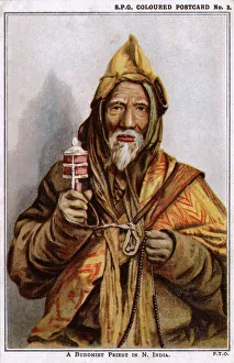 Prayer Wheels in Use