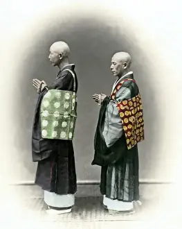 Two Buddhist priests, Japan