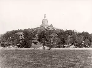 Buddhist stupa, temple, Peking Beijing