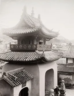 Nagasaki Prints: Buddhist Temple, Nagasaki, Japan