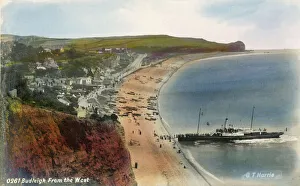 Images Dated 17th July 2019: Budleigh Salterton, Devon - viewed from the West
