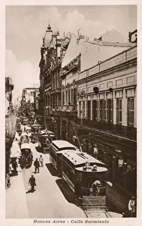 Buenos Prints: Buenos Aires, Argentia - Calle Sarmiento