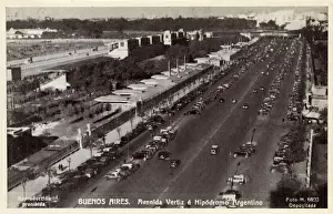 Parking Prints: Buenos Aires, Argentina - Hipodromo and Avenida Vertiz
