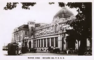 Buenos Prints: Buenos Aires - Station of the The Central Argentine Railway