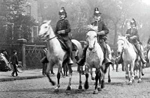 Part of Buffalo Bill's parade, probably Liverpool in 1903
