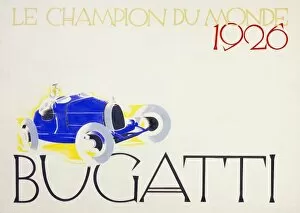 Images Dated 16th February 2012: Bugatti Poster 1