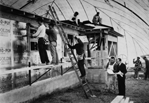 Images Dated 10th May 2011: Building an Air Shelter
