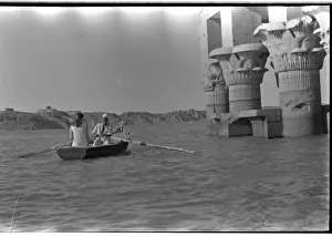 Building of the Aswan Dam, Egypt
