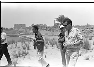 Building of the Aswan Dam, Egypt