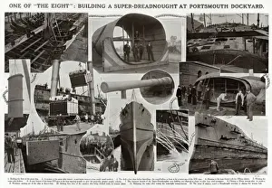 Dreadnought Prints: Building of the battleship Dreadnought