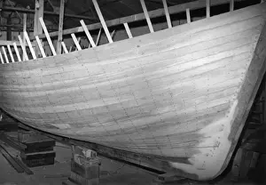 Building a fishing boat, St Ives, Cornwall