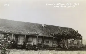 Sonoma Prints: Building at Fort Ross, Sonoma County, California, USA