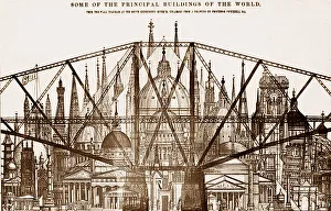 Forth Prints: Building the Forth Railway Bridge - comparative