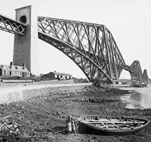Building of the Forth Railway Bridge Victorian period