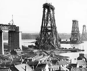 Building the Forth Railway Bridge Victorian period