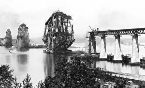Building the Forth Railway Bridge Victorian period