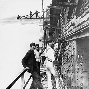 Building the Forth Railway Bridge Victorian period