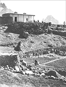 Building in the mountains, Kashgar, China