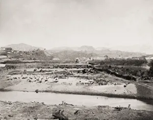 Attempt Prints: Building Panama canal, canal channel