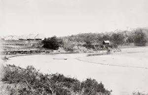 Attempt Prints: Building Panama canal, River Chagres
