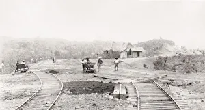 Attempt Prints: Building Panama canal, Works at Emperador