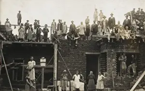 Bricklaying Prints: Building project in Czechoslovakia