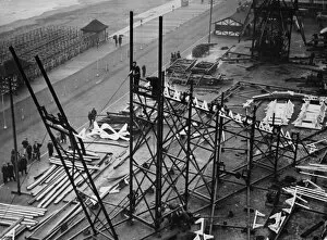 Images Dated 21st November 2011: Building a Rollercoaster at Ramsgate