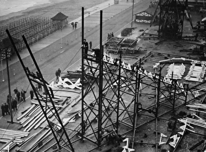 Images Dated 21st November 2011: Building a Rollercoaster at Ramsgate