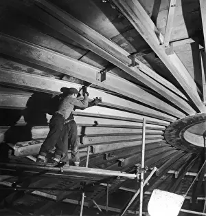 Beams Prints: Building the roof of a liquid methane tank