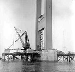 Slipway Prints: Building the Severn Bridge