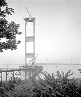 Slipway Prints: Building the Severn Bridge