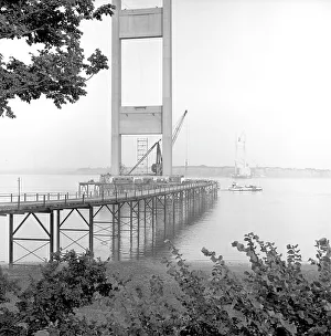 Severn Prints: Building the Severn Bridge