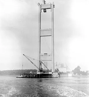 Severn Prints: Building the Severn Bridge