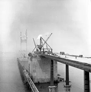 Severn Prints: Building the Severn Bridge