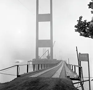 Severn Prints: Building the Severn Bridge