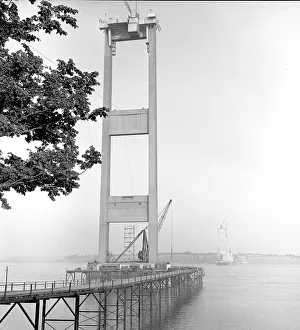 Severn Prints: Building the Severn Bridge