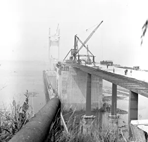 Severn Prints: Building the Severn Bridge