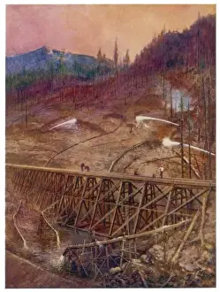 Levels Prints: Building Trestle Viaduct