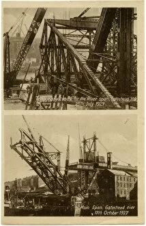 Gateshead Collection: The Building of the Tyne Bridge - Newcastle-upon-Tyne (2 / 4)