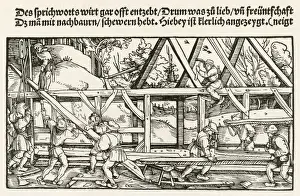 Hammering Prints: Building from Wood
