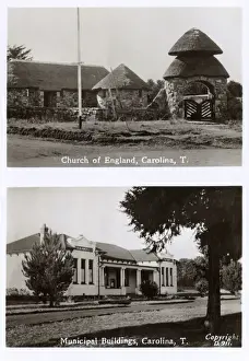 Municipal Prints: Buildings in Carolina, Transvaal, South Africa